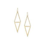 Rocksbox Review- Gorjana Mika Cutout Drop Earrings