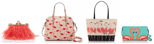 kate spade flamingo trend handbags