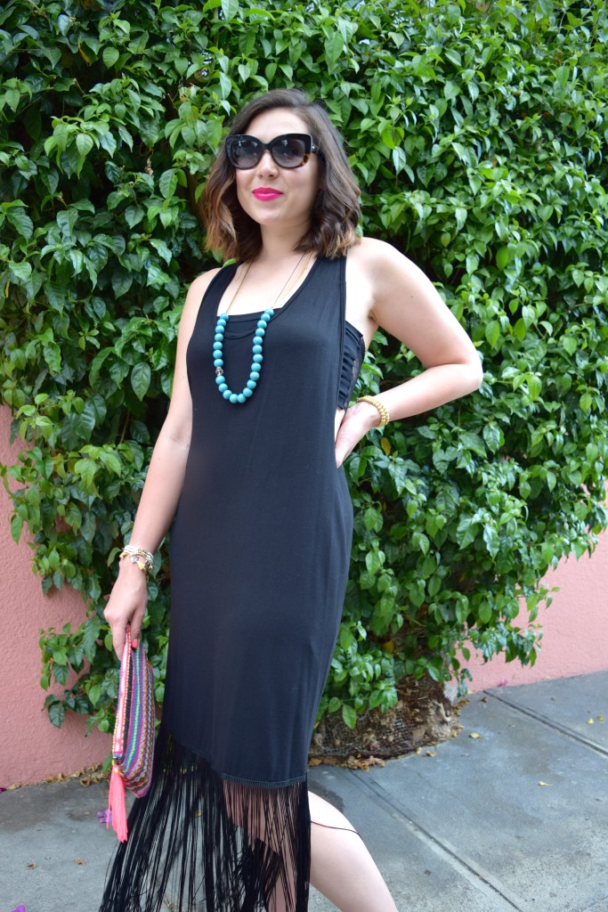 Black Fringe and Bright Tassels