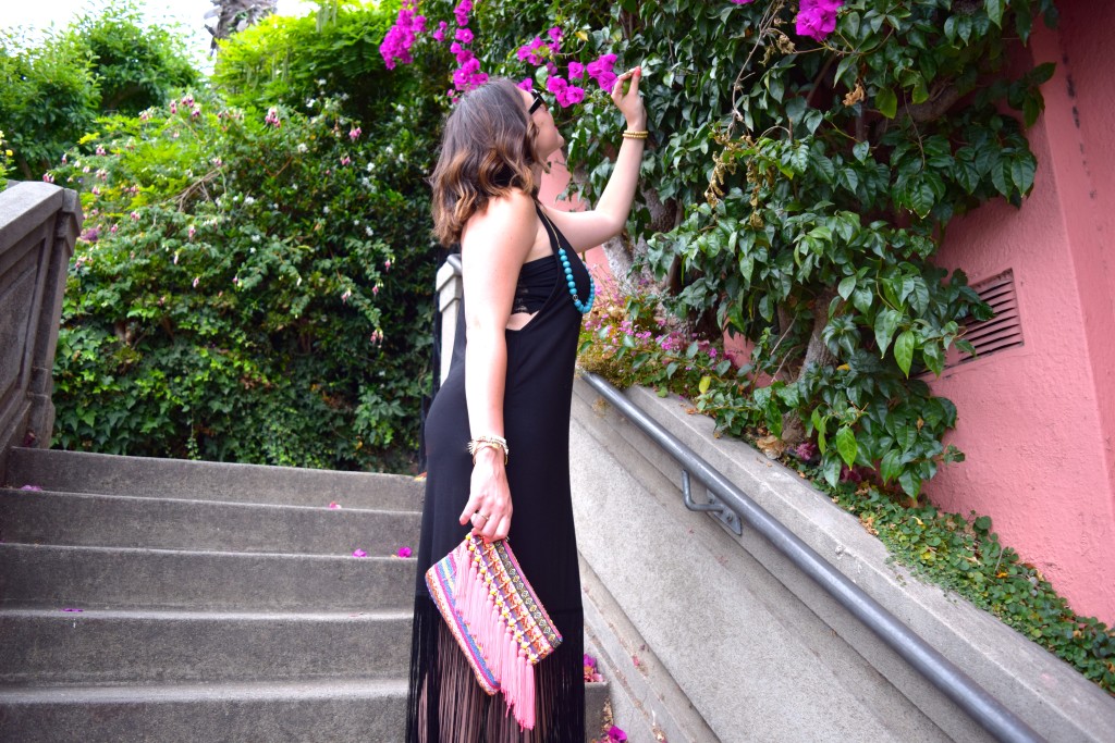 Black Fringe and Bright Tassels