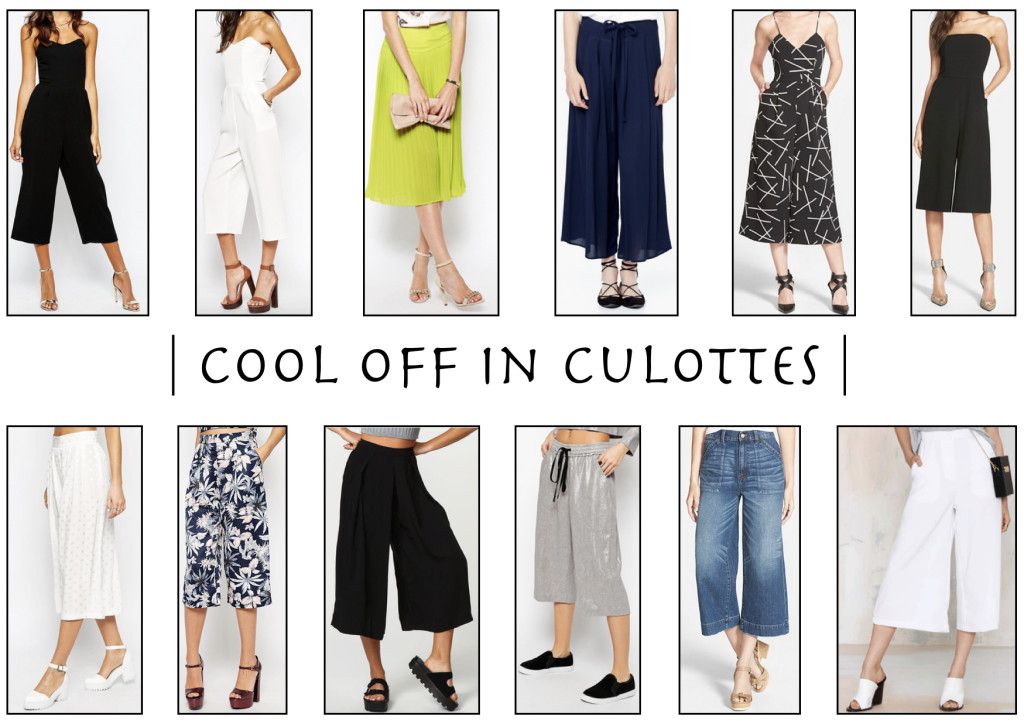 cool off in the culotte trend