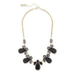 Perry Street Abby Necklace in Black Crystal