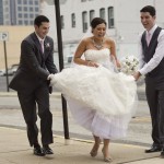 run in your wedding dress