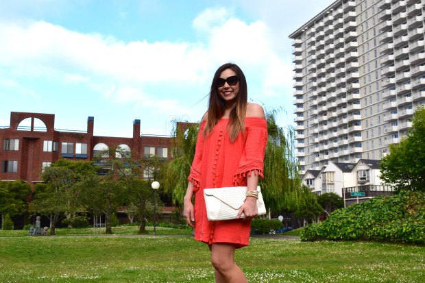 The Perfect Coral Dress for Summer - GLAMOURITA