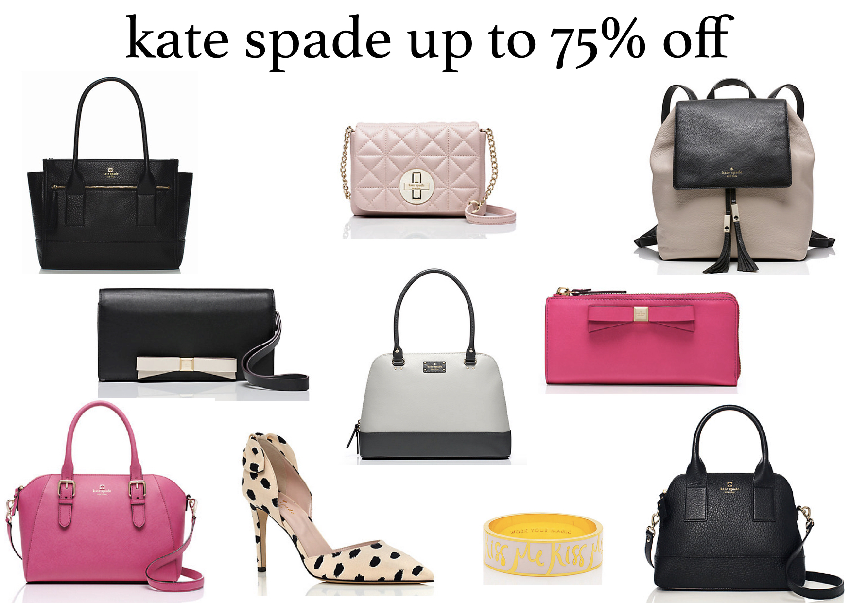 kate spade sale {up to 75% off!} - GLAMOURITA