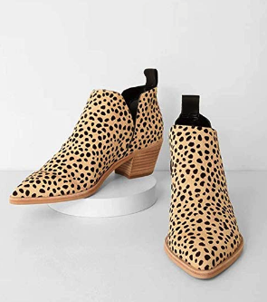 Cheetah Print Booties